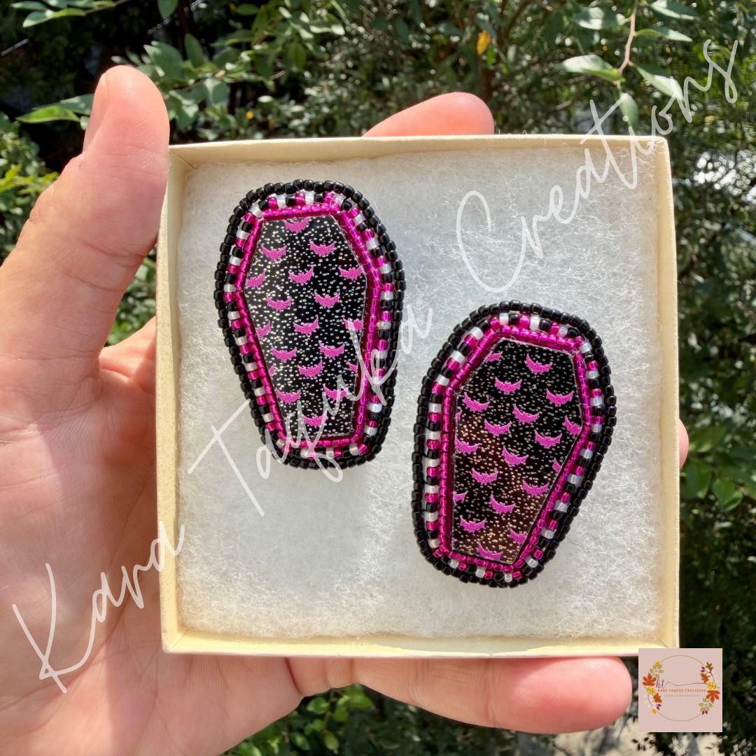 Hot Pink Batty Coffin 💕🦇⚰️