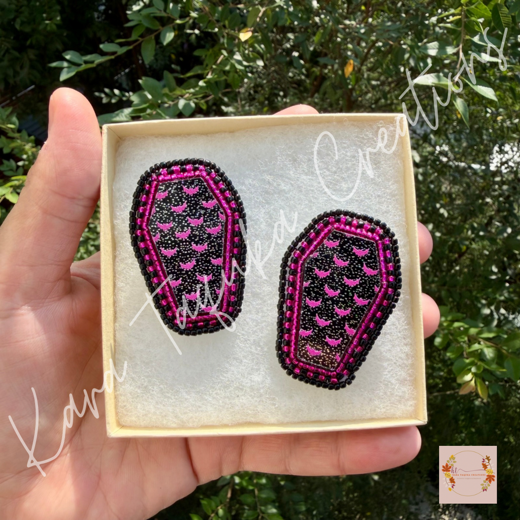 Hot Pink Batty Coffin 💕🦇⚰️