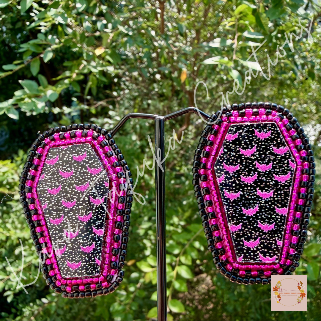 Hot Pink Batty Coffin 💕🦇⚰️